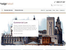 Tablet Screenshot of hodgehalsall.co.uk